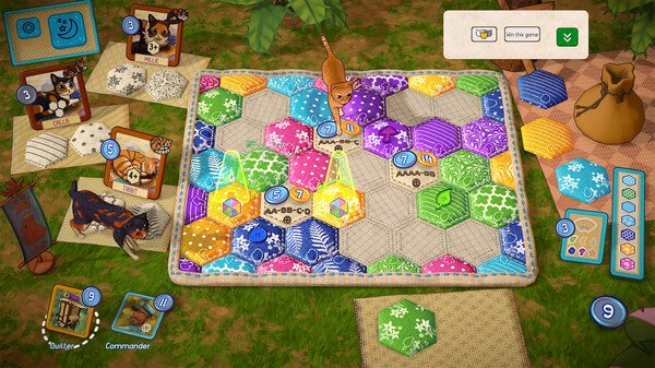 休闲策略游戏猫与花毯上线Steam 首发9折售价63元